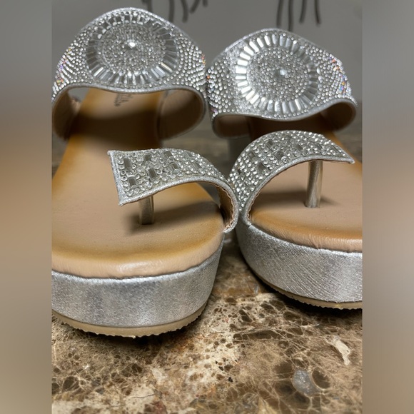 Rhinestone Patrizia by Spring Step Sandal Wedges - Picture 3 of 8